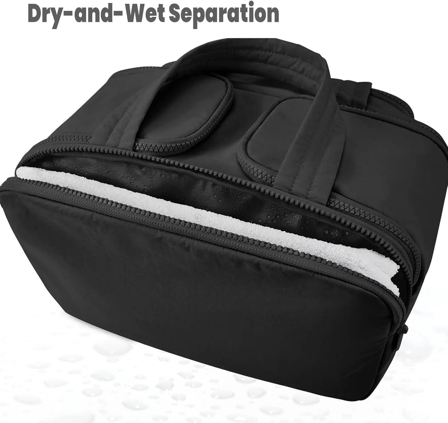 4-In-1 Puffy Multi-Functional Toiletry Bag, Travel Toiletry Bag For Women, Large-Capacity Travel Hanging Organizer for Toiletries & Beauty Essentials (Blue)