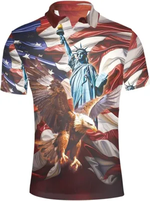 AFPANQZ Mens Casual Shirts Short Sleeve Button Up Tee for Summer Travel Tennis Running Golf Sweatshirts