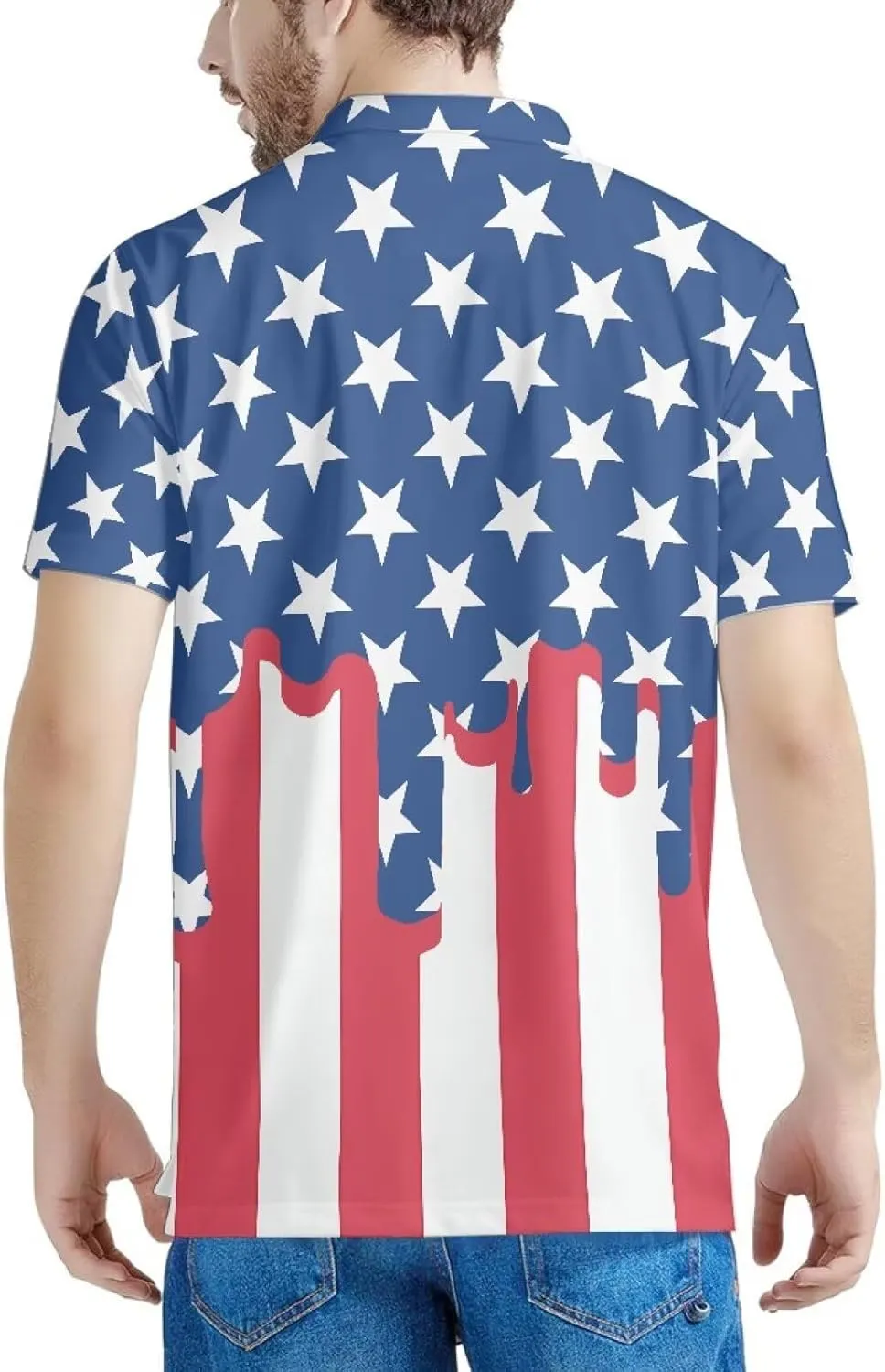 AFPANQZ Mens Casual Shirts Short Sleeve Button Up Tee for Summer Travel Tennis Running Golf Sweatshirts
