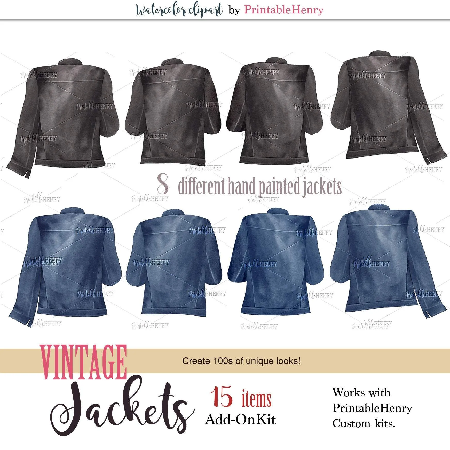 Besties Vintage Jackets Add-On kit
