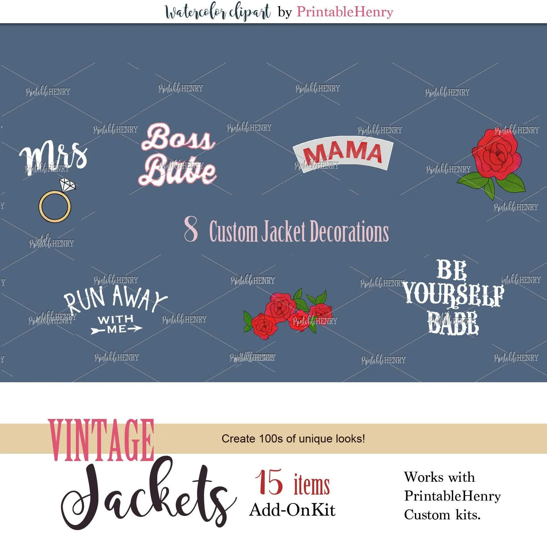Besties Vintage Jackets Add-On kit