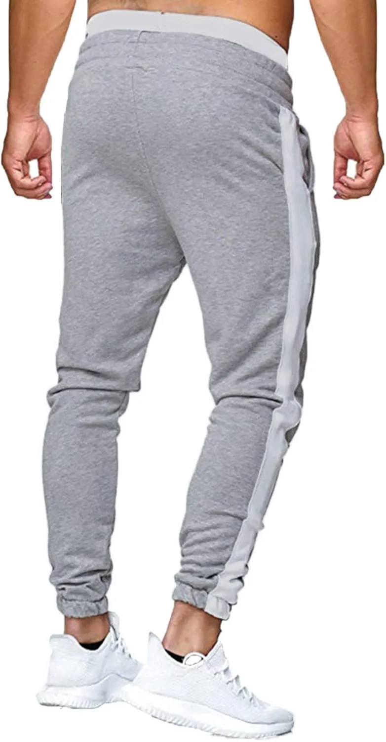 Cargo Pants for Men Big and Tall, Pockets Men Splicing Printed Overalls Casual Pocket Sport Work Casual Trouser Pants