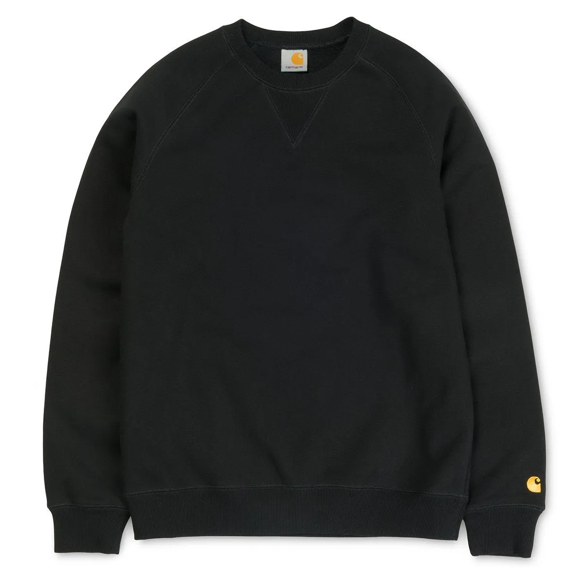 Carhartt WIP Chase Crewneck Sweatshirt - Black
