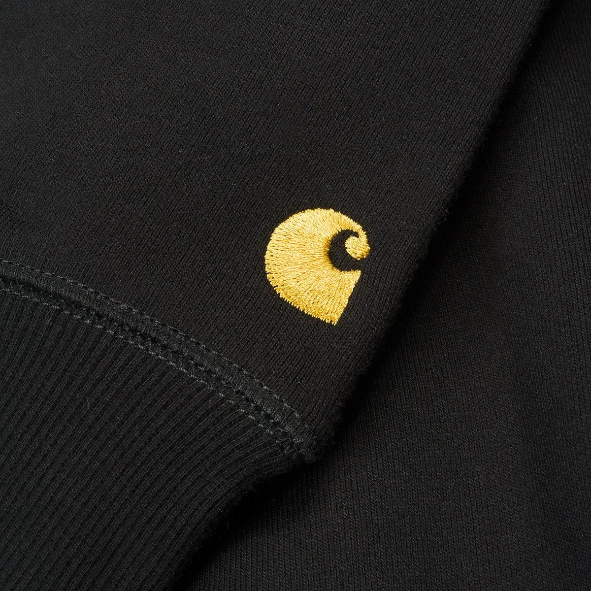 Carhartt WIP Chase Crewneck Sweatshirt - Black