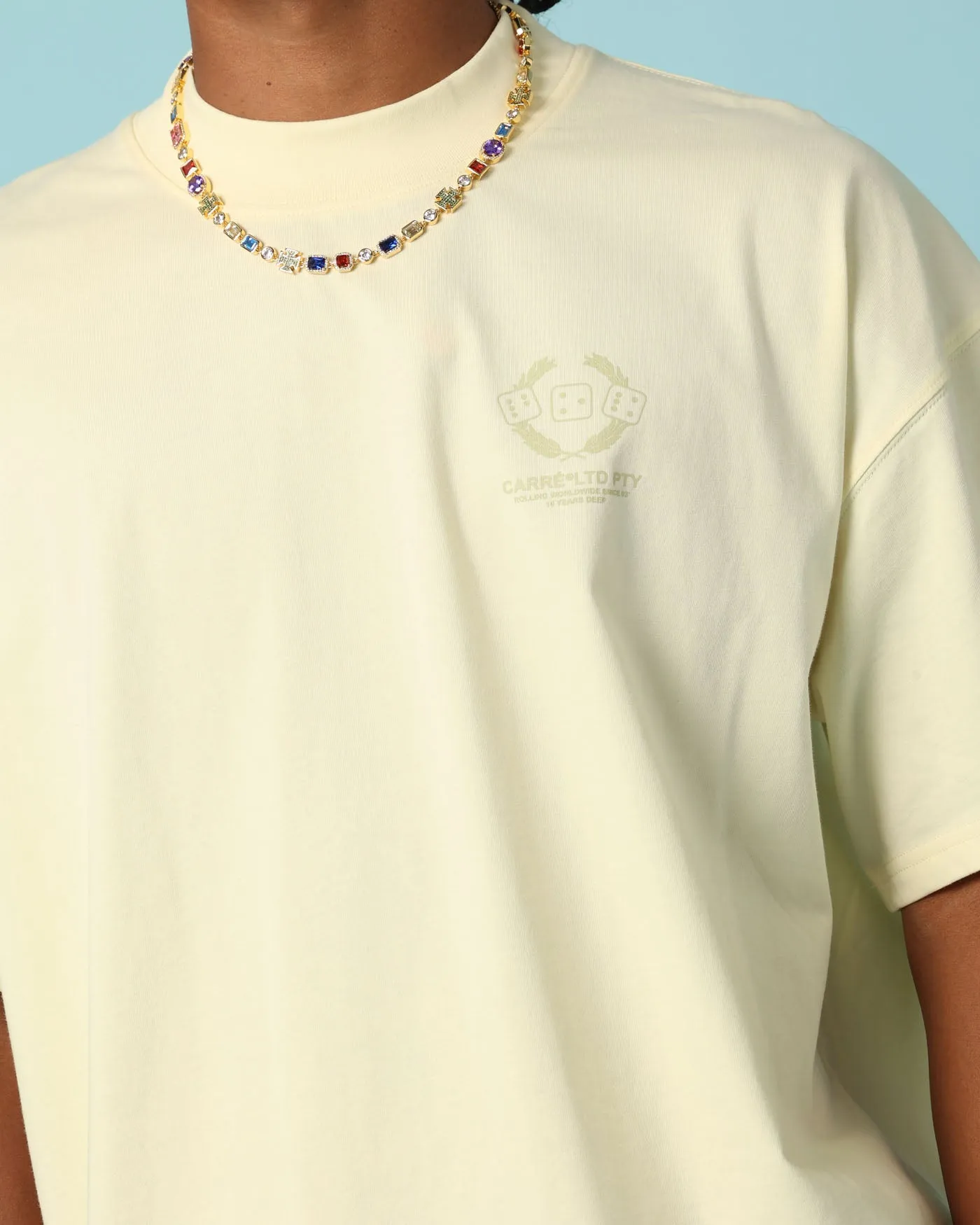 Carré Players Oversized T-Shirt Yellow