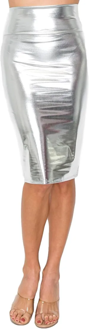 Cemi Ceri Women's Faux Leather Pencil Skirt