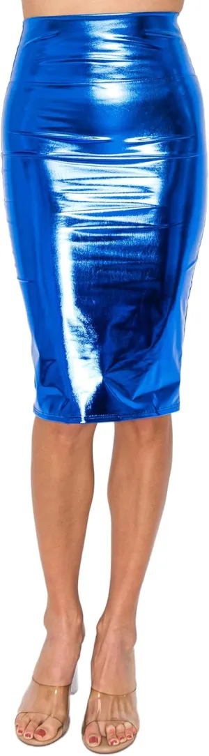 Cemi Ceri Women's Faux Leather Pencil Skirt