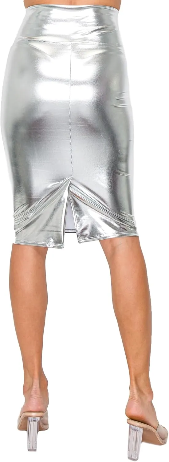 Cemi Ceri Women's Faux Leather Pencil Skirt