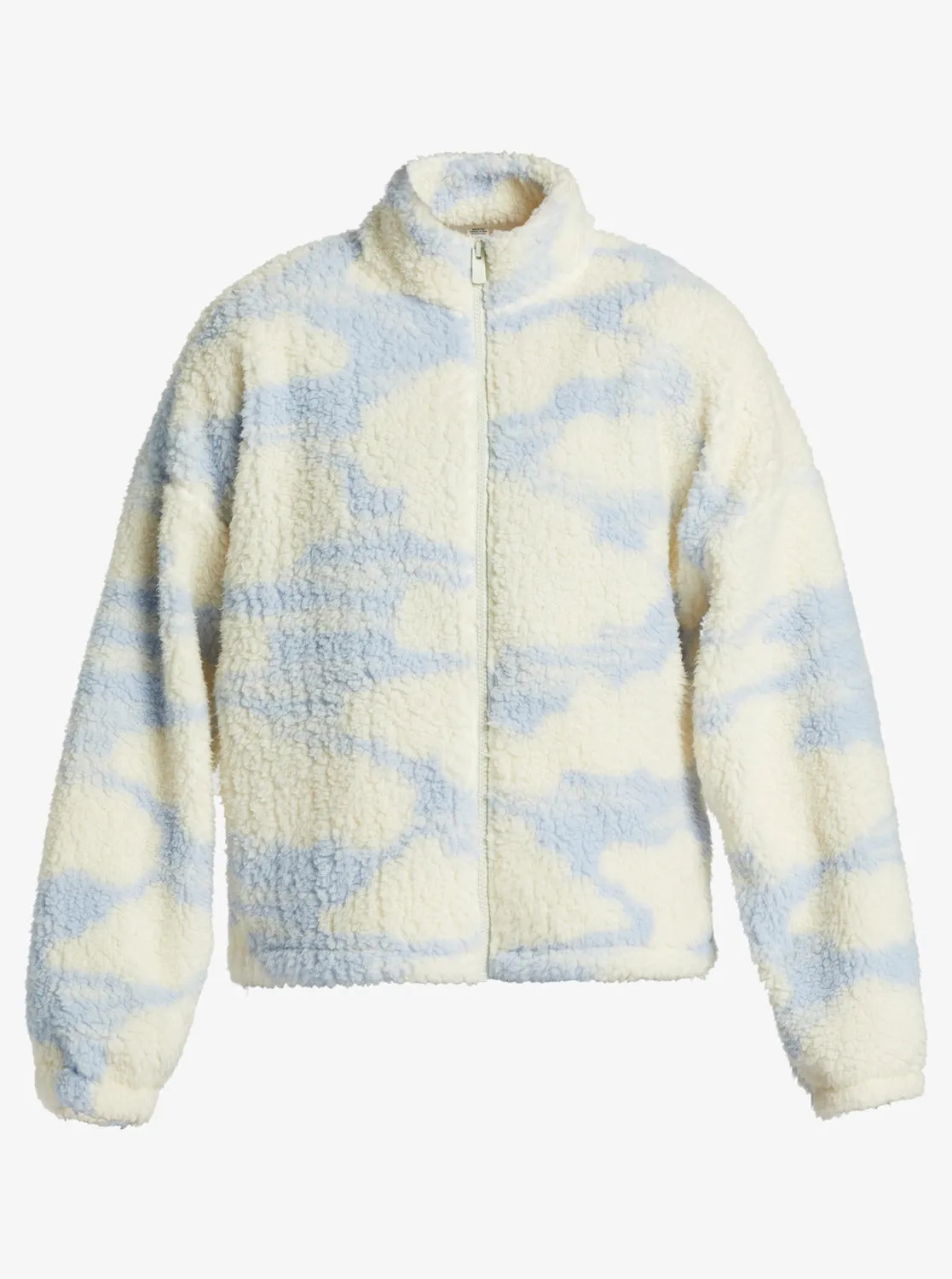 Chloe Kim In The Clouds Sherpa Full-Zip Fleece - Halogen Blue Clouds