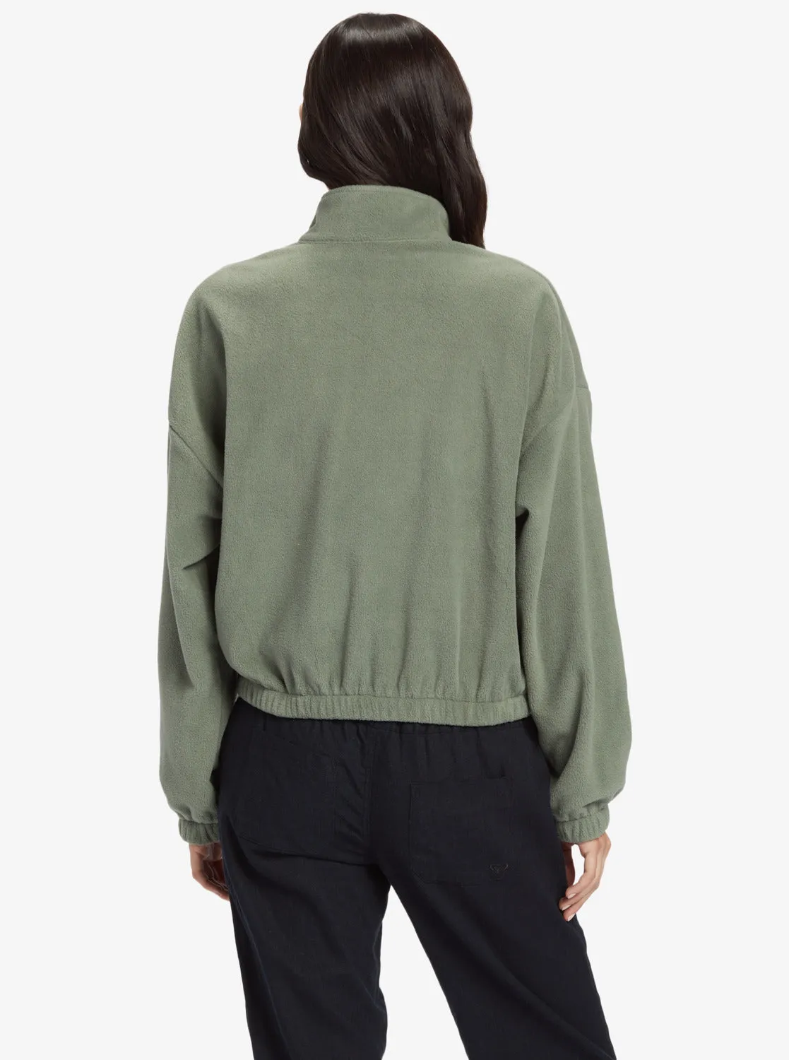 Dawn To Dusk Half-Zip Fleece - Agave Green