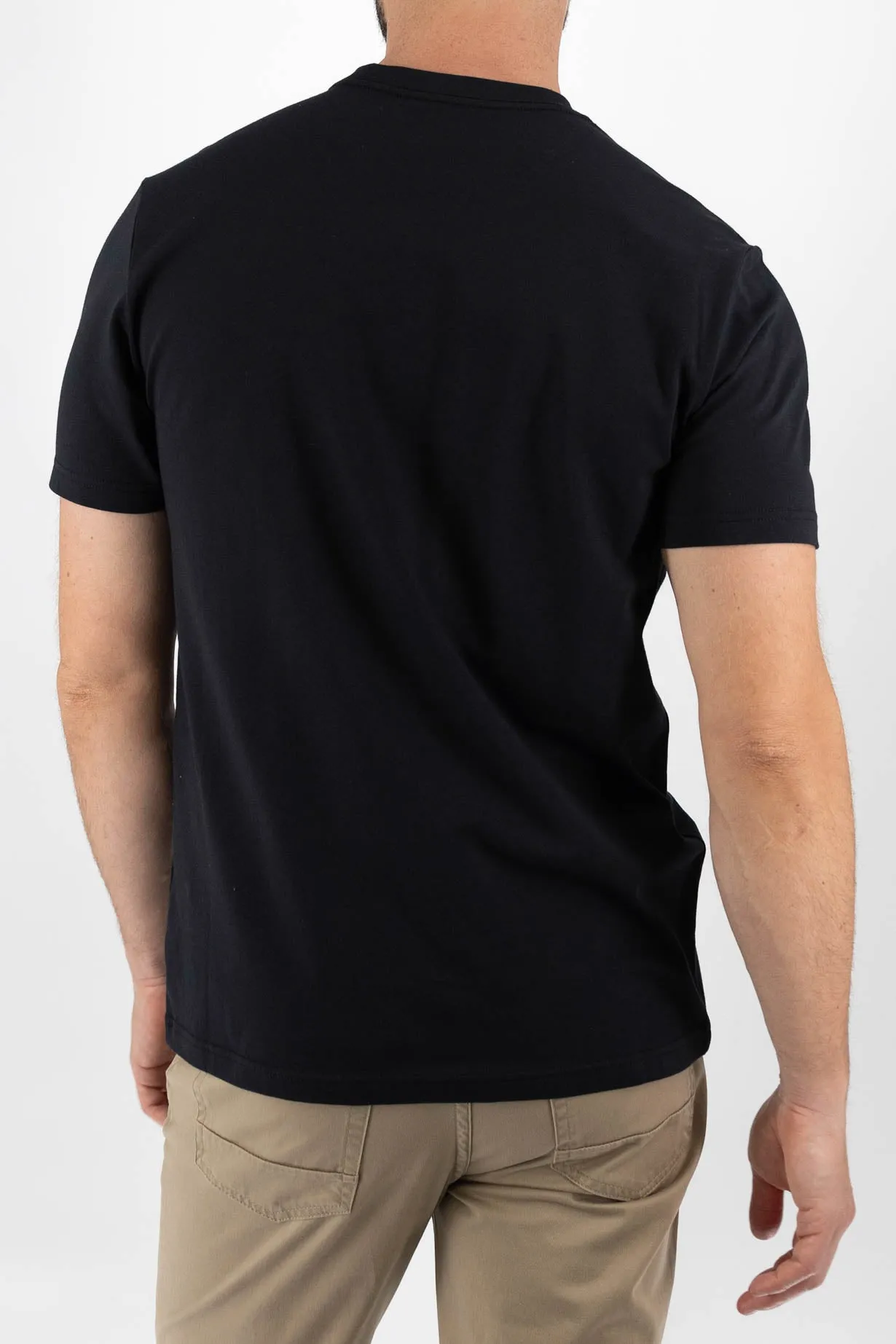 Feeder Stripe Tee - Black on Black