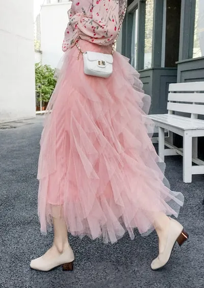 irregular Tulle Skirts