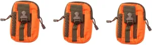 Kisangel 3pcs Pack Stylish and Functional Waist Pouch Waterproof Sling Bag Belt Bag Fanny Pack Ideal for Travel Workouts Outdoor Activities