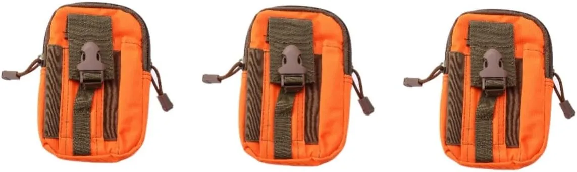 Kisangel 3pcs Pack Stylish and Functional Waist Pouch Waterproof Sling Bag Belt Bag Fanny Pack Ideal for Travel Workouts Outdoor Activities