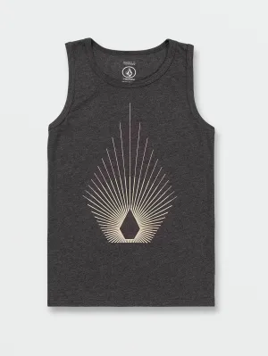 Little Boys Blister Tank - Dark Black Heather
