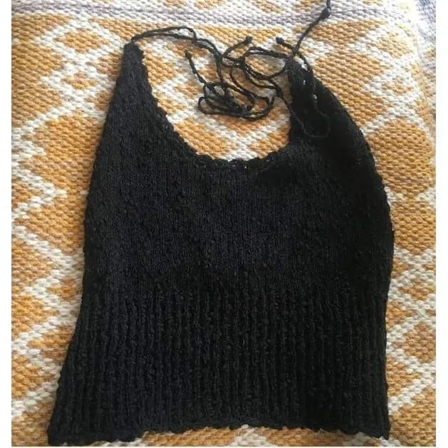 Macrame Halter Top