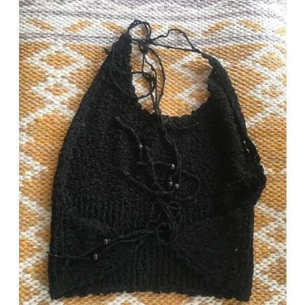 Macrame Halter Top