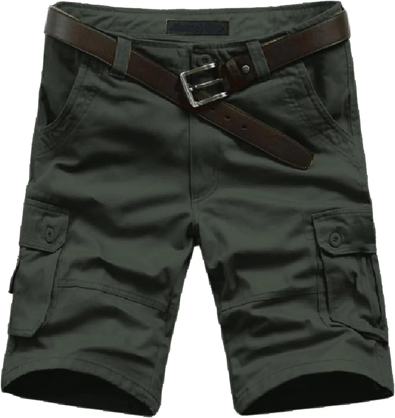 Men Shorts Casual Overalls Summer Men's and Color Pants with Multi-Pocket Men's Pants Black Cargo Shorts Men Work