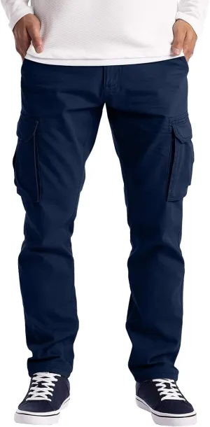 MenS Cargo Pants Fashion Athletic Slim Fit Joggers Gym Sweatpants with Pockets Hiking Outdoor Trousers Overalls