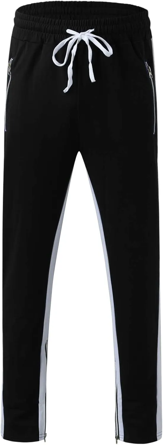 Men's Casual Cargo Pants Multi Pockets Twill Chino Pants Loose Fit Joggers Hiking Trousers Gym Sweatpants Overalls