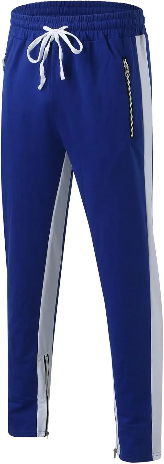 Men's Casual Cargo Pants Multi Pockets Twill Chino Pants Loose Fit Joggers Hiking Trousers Gym Sweatpants Overalls