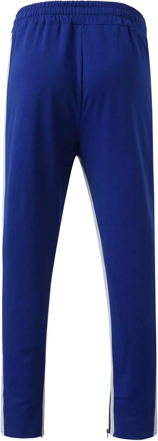 Men's Casual Cargo Pants Multi Pockets Twill Chino Pants Loose Fit Joggers Hiking Trousers Gym Sweatpants Overalls