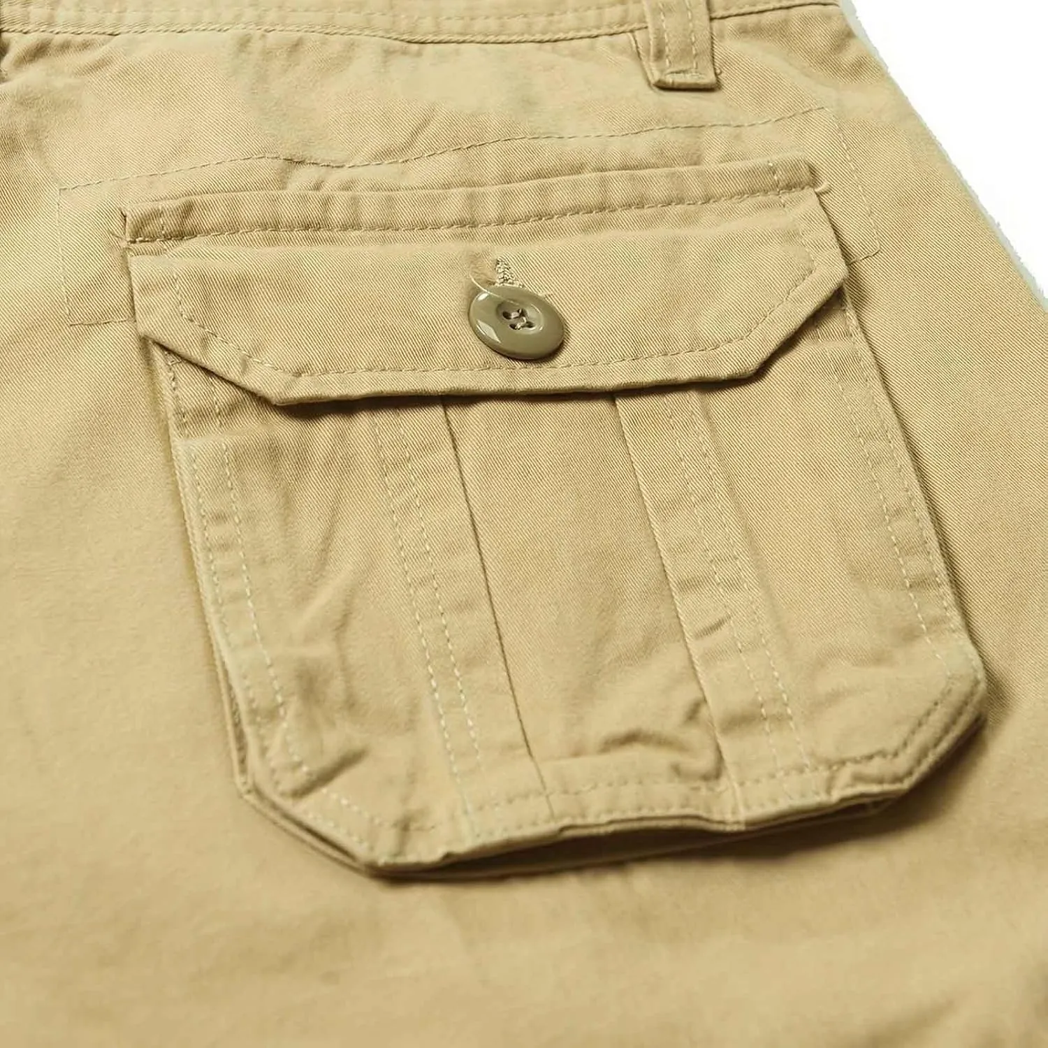 Mens Casual Cargo Pants Workout Joggers Ring Hole Expandable Waist Waistband Work Pants Baggy Pockets Hiking Pants