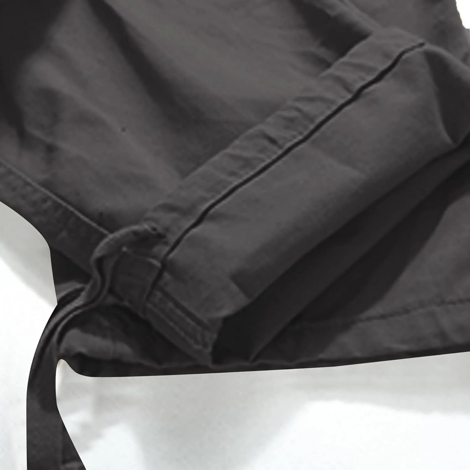 Men's Casual Tactical Pants Multi-Pocket Solid Outdoor Trousers Loose Straight Durable Gym Hiking Overalls Cargo Pants