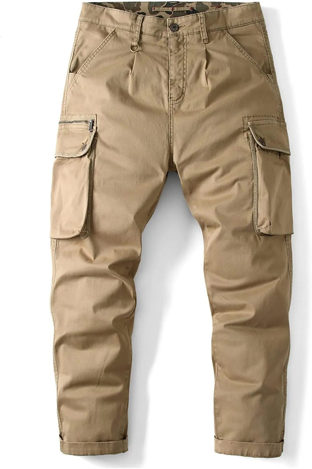 Mens Jean Cargo Pants Casual Tactical Pants Outdoor Slim Fit Overalls Trousers with Multi-Pockets Jogging Sweatpants