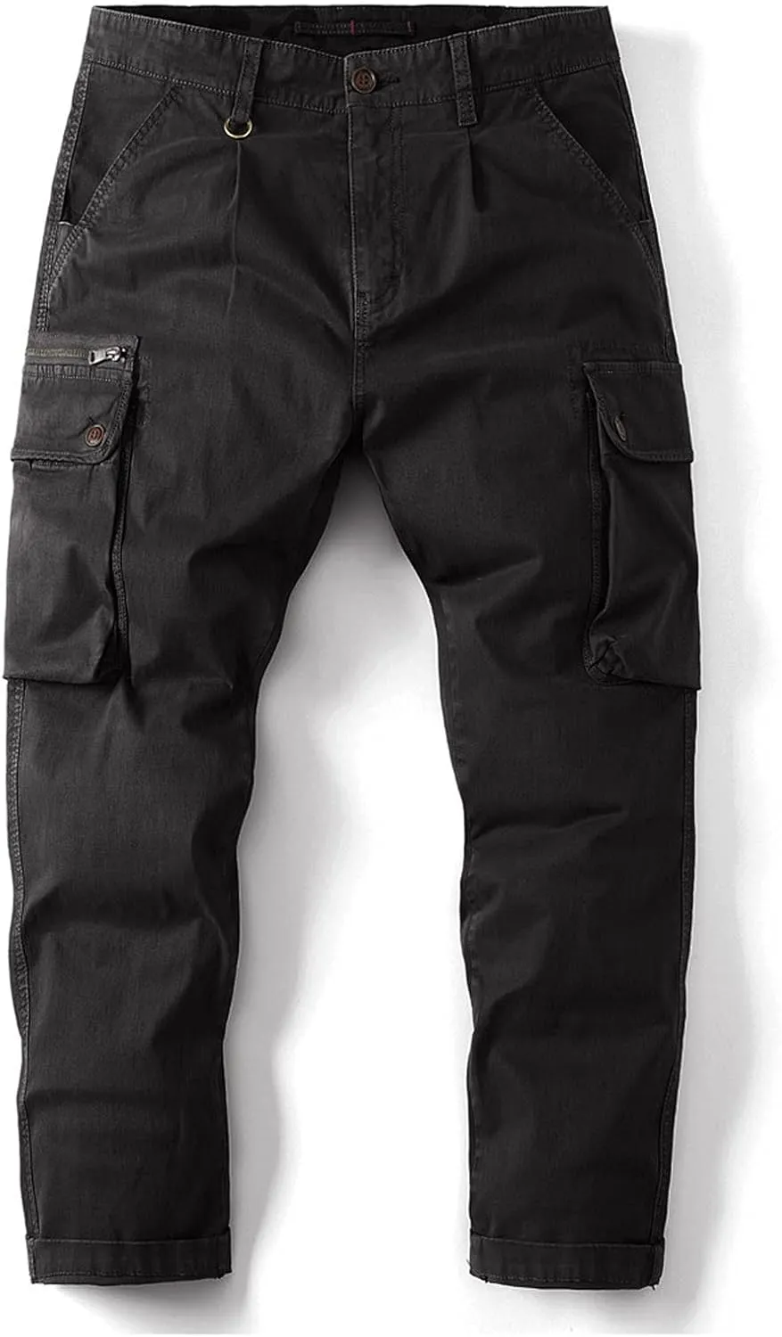 Mens Jean Cargo Pants Casual Tactical Pants Outdoor Slim Fit Overalls Trousers with Multi-Pockets Jogging Sweatpants