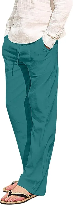 Mens Workout Gym Pant Casual Sweatpants Straight-Leg Joggers Running Hip Hop Y2K Trousers Summer Beach Pants Chino Pants Slim Fit Mens Ice Skating Tights