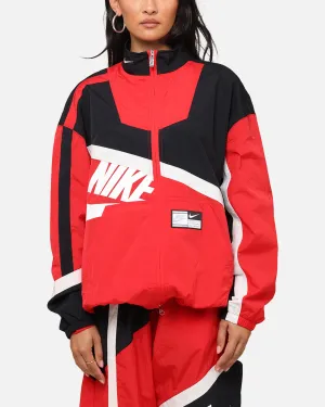 Nike Women's Oversized Street Woven Jacket University Red/Black/Sail