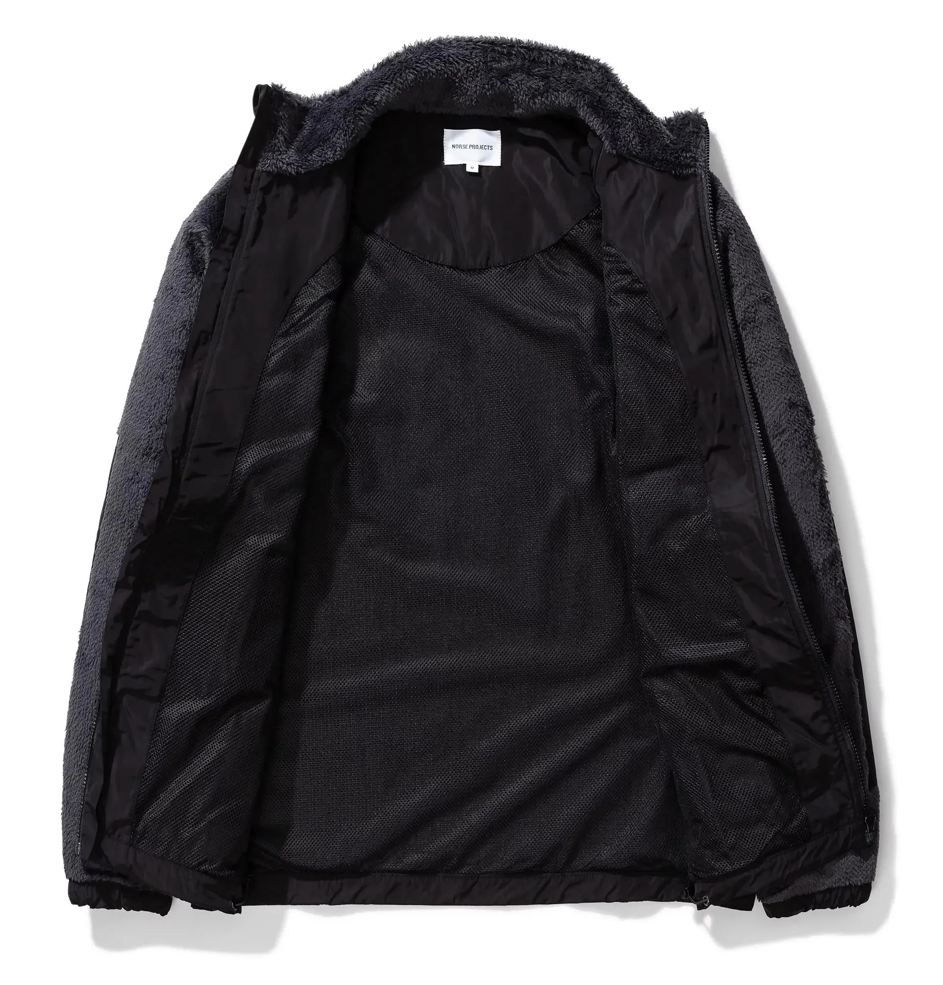 Norse Projects Tycho Zip Fleece – Slate Grey