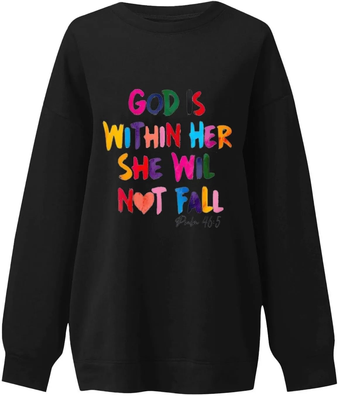 Oversized Crewneck Sweatshirt Women 2024 Winter Fashion Clothes Causal Loose Long Sleeve Pullover Tops Preppy Shirts
