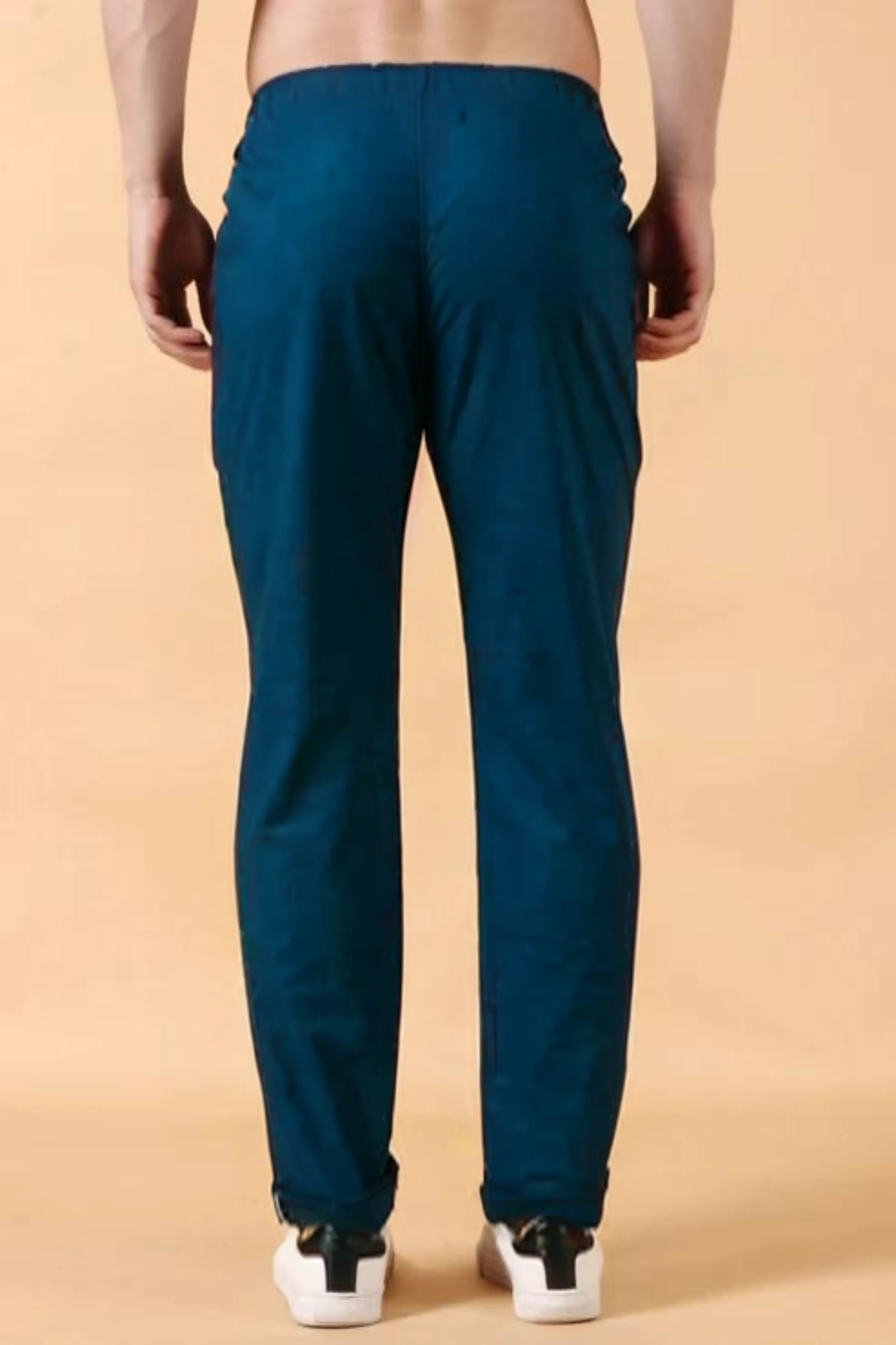 Peacock Green Stretch Cargo