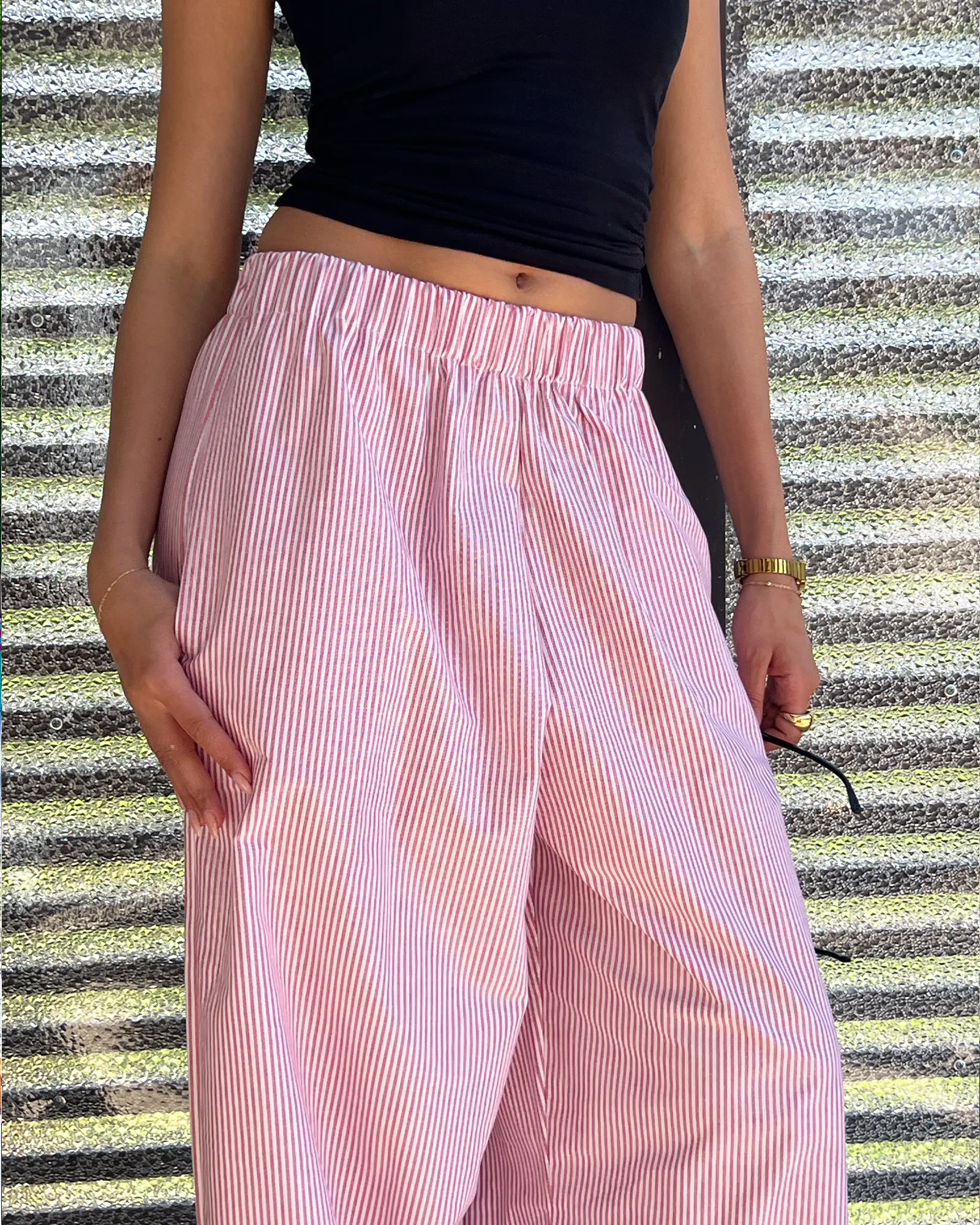 Red Street Pajama Pants