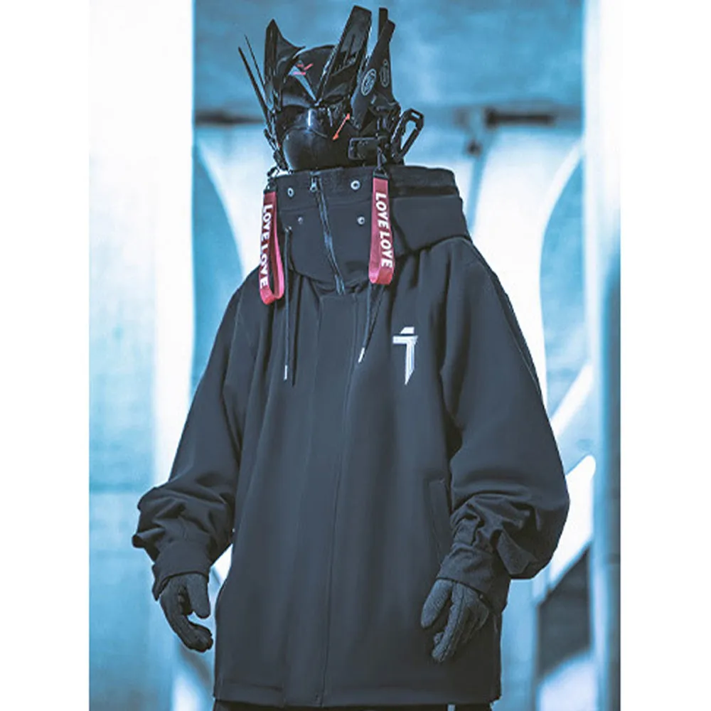 SAMURAI FUNCTIONAL COTTON HOODED WINDBREAKER