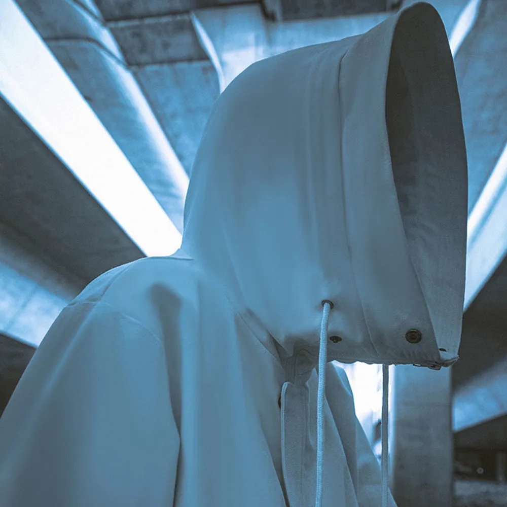 SAMURAI FUNCTIONAL COTTON HOODED WINDBREAKER