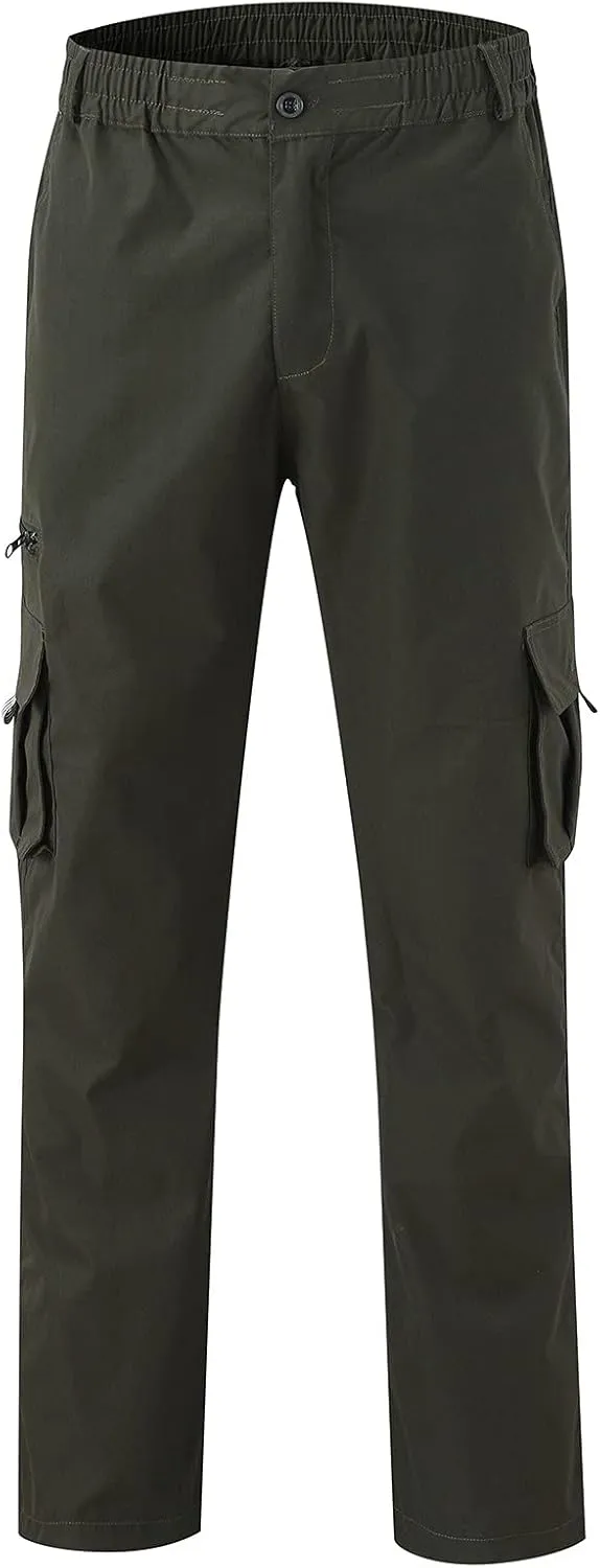 sdbrld Cargo Pants For Men Mens Casual Outdoor Lightweight Joggers Hiking Classic Pants Overalls Trousers with Pockets