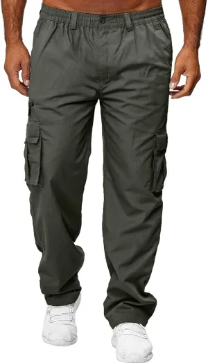 sdbrld Cargo Pants For Men Mens Casual Outdoor Lightweight Joggers Hiking Classic Pants Overalls Trousers with Pockets