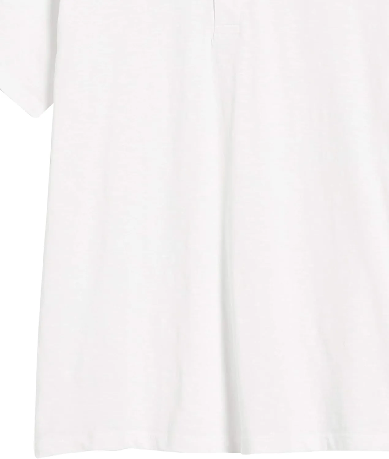 Short-Sleeve 100% Organic Cotton Lightweight Slub Henley Shirt for Men
