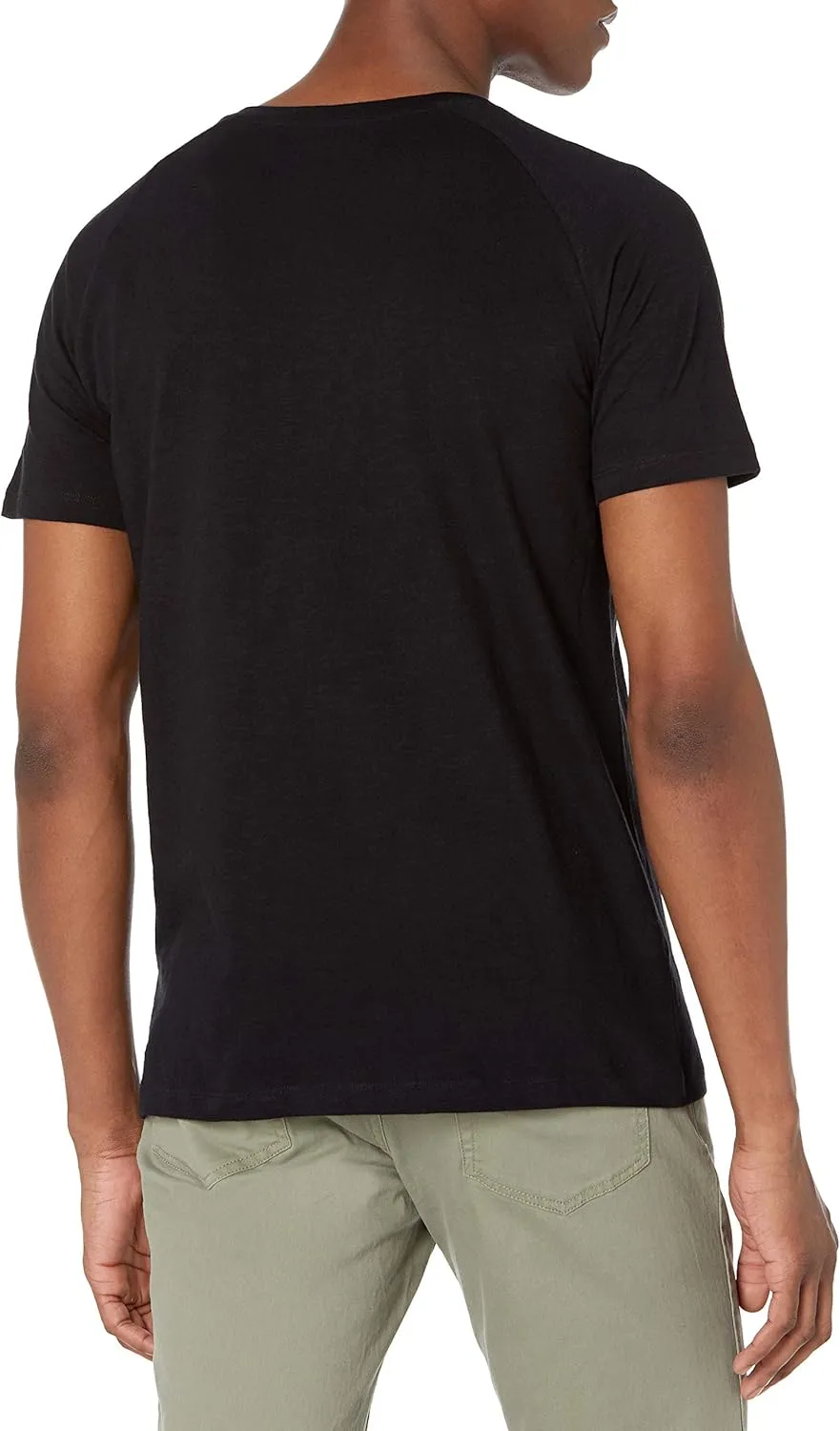 Short-Sleeve 100% Organic Cotton Lightweight Slub Henley Shirt for Men