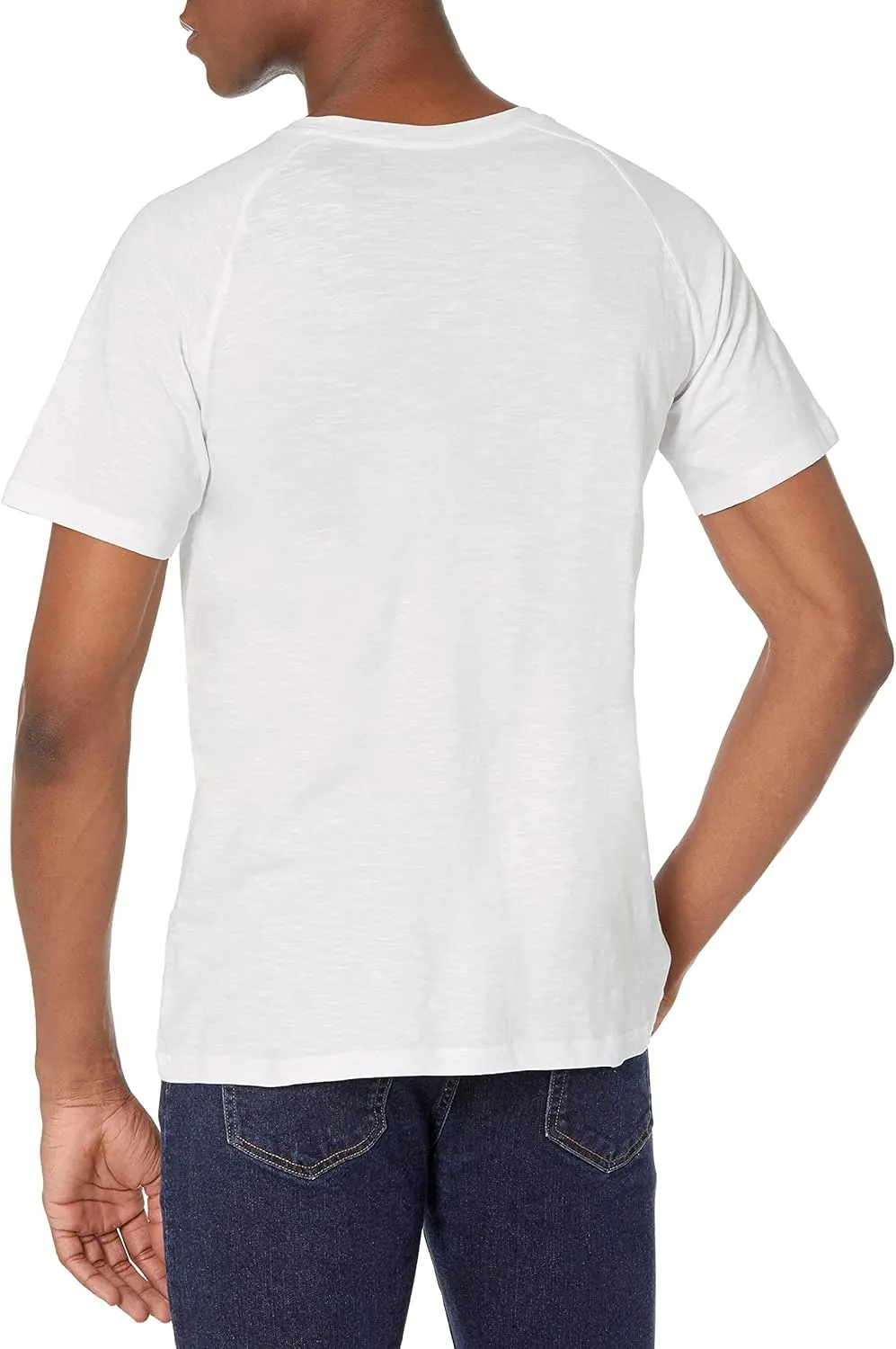 Short-Sleeve 100% Organic Cotton Lightweight Slub Henley Shirt for Men