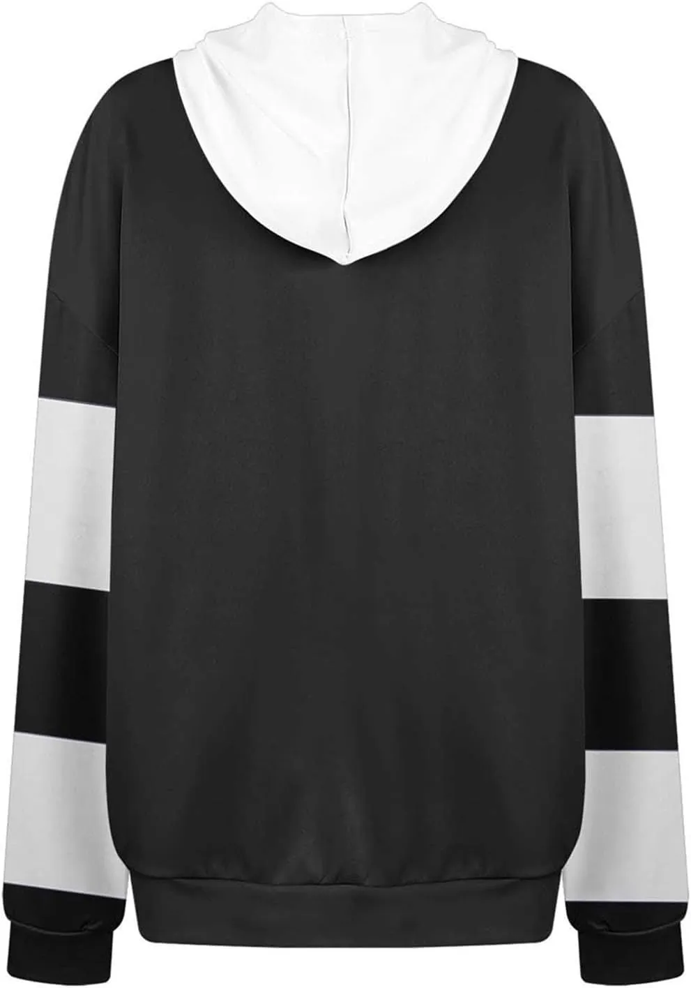 TANGNADE Women's Fall Hoodies Casual Trendy Long Sleeve Sweatshirt Drawstring Hooded Pullover Tops Pocket Workout Blouse