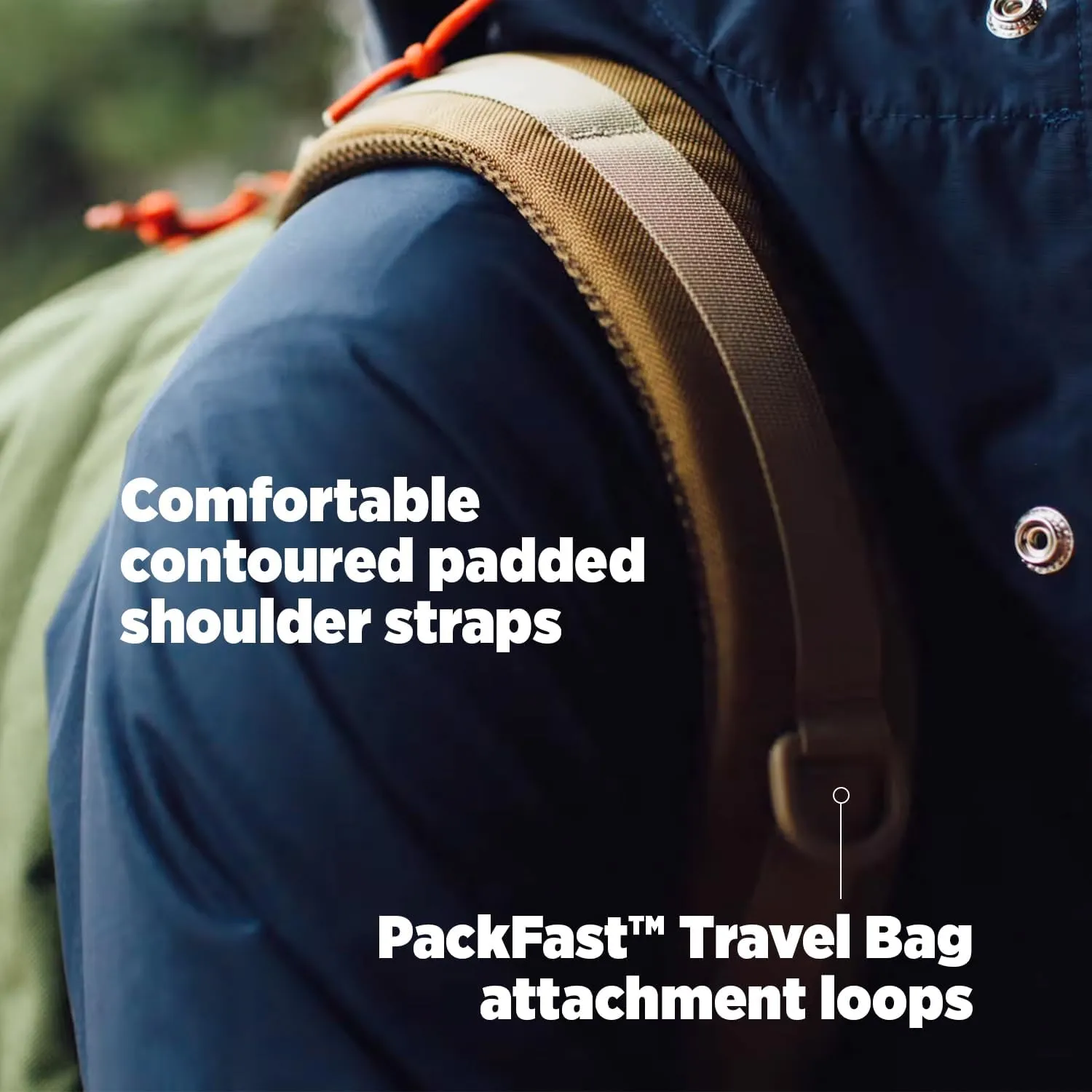 Topo Designs Daypack Classic  OG Daily Carry Pack Designed in Denver, Functional Travel Bag, Made from Recycled Nylon, 2 Padded Laptop Sleeves, 21L (Beetle/Spice)