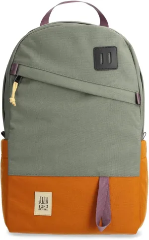 Topo Designs Daypack Classic  OG Daily Carry Pack Designed in Denver, Functional Travel Bag, Made from Recycled Nylon, 2 Padded Laptop Sleeves, 21L (Beetle/Spice)
