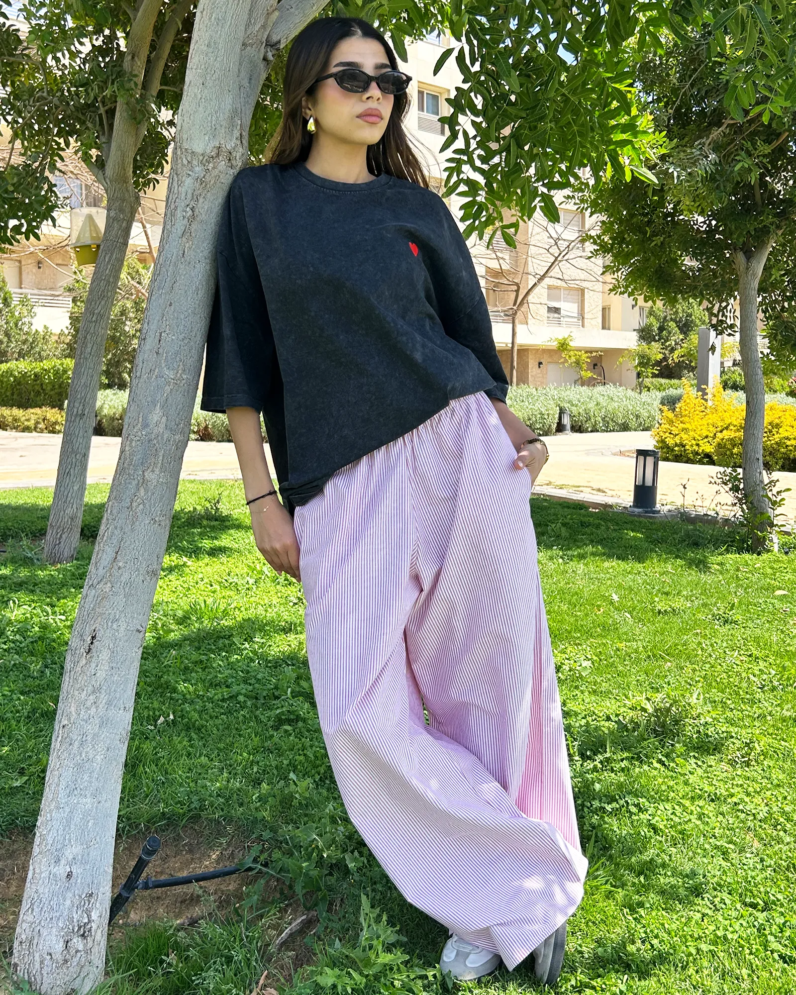 Washed Heart Oversized T-shirt