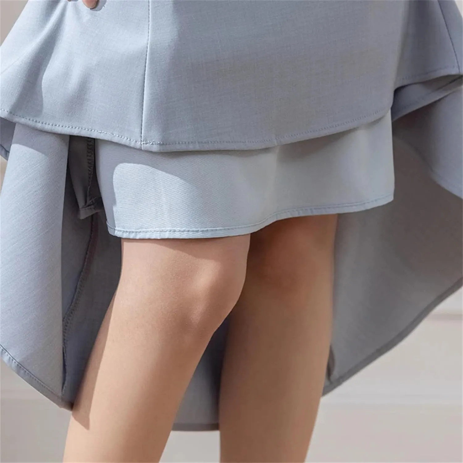 Women's Elegant Trumpet Skirt  Casual Slim Mid-Long Office Fishtail Pencil Skirt for Work