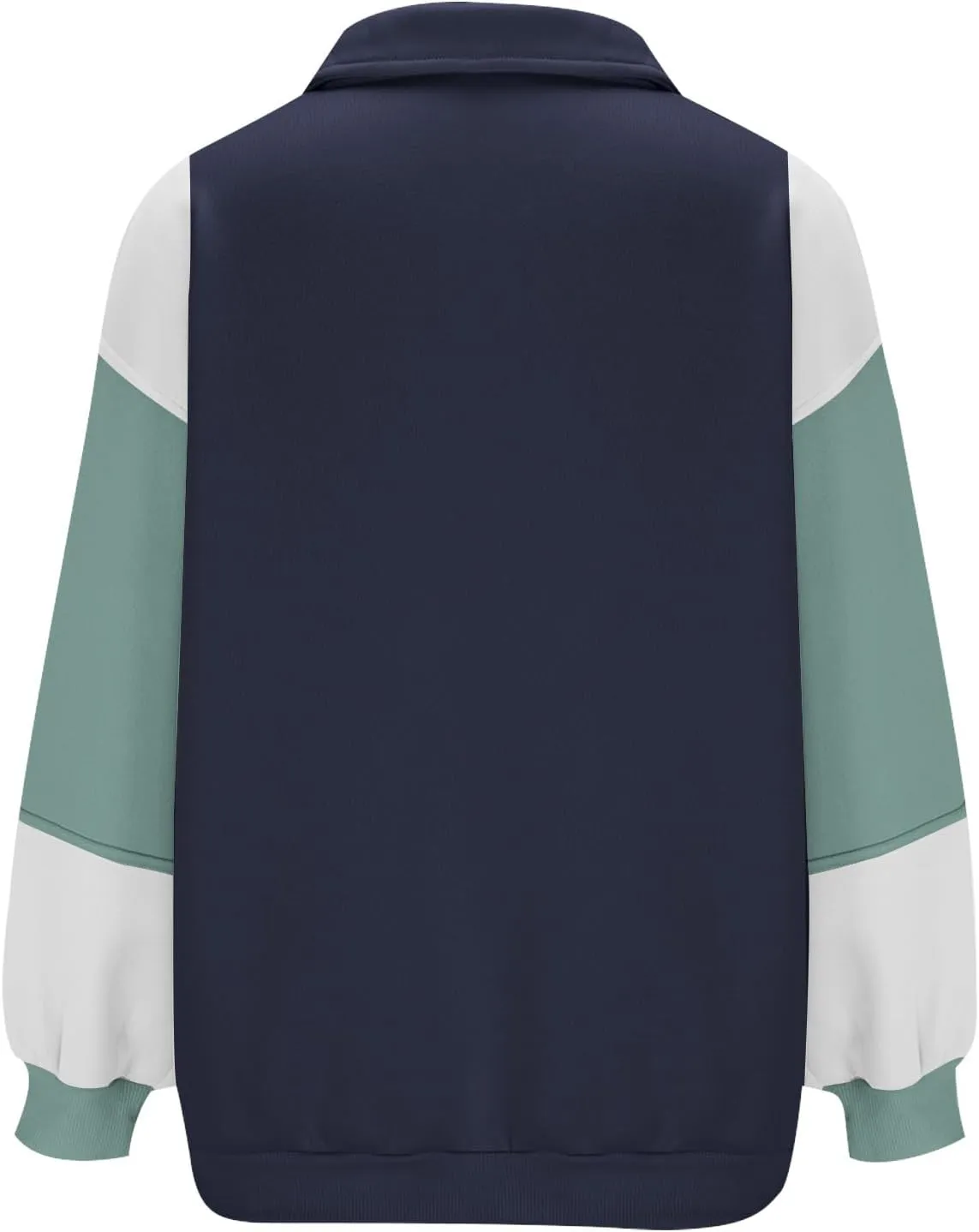 Womens Oversized Hoodies Trendy Color Block Sweatshirts Long Sleeve Button Dwon Loose Fit Pullover Tops Fashion 2024