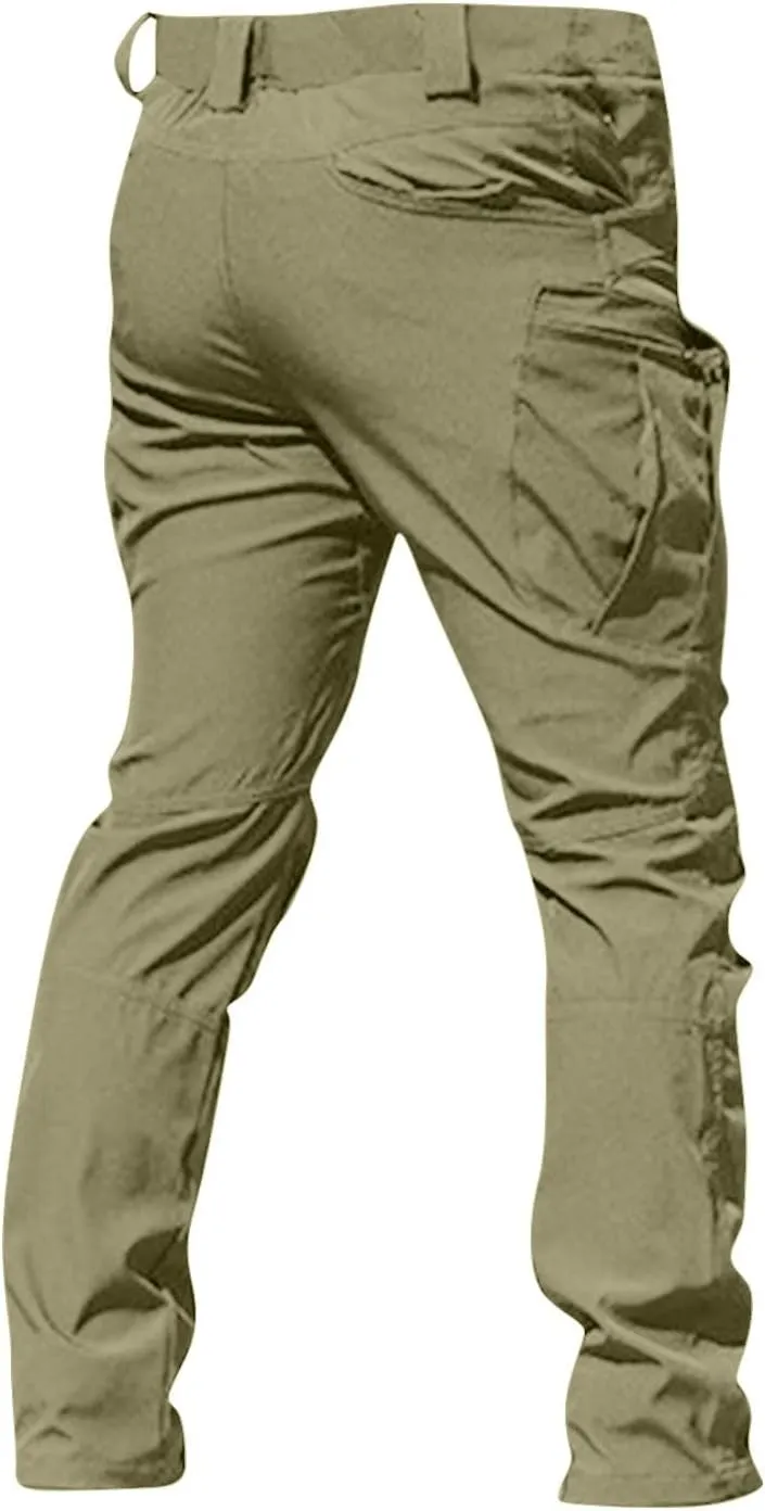 Ymosrh Mens Casual Pants City Special Service Pants Military Fan Ix7 Multi Pocket Overalls Casual Pants